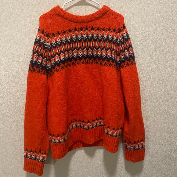 VINTAGE Women's LOGG by H&M Red Knit Sweater - Picture 2 of 7